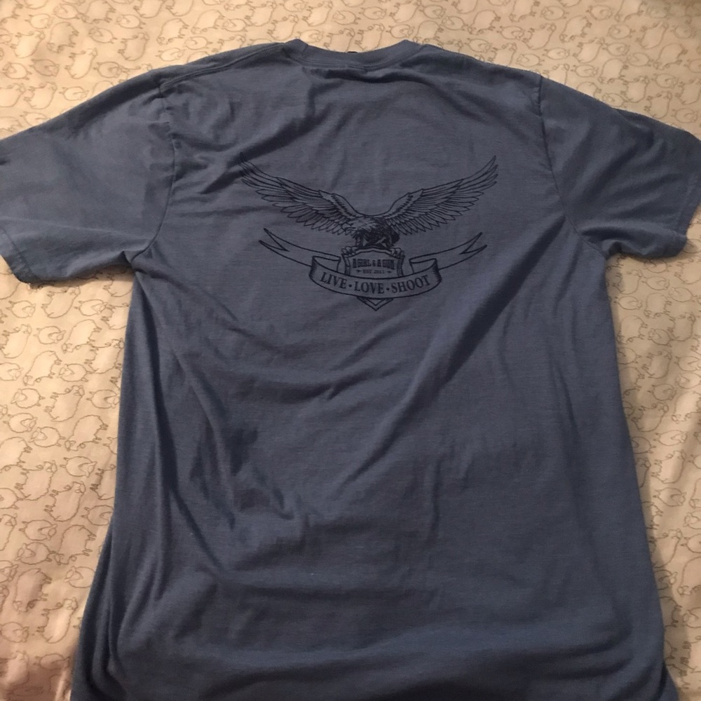 Blue Graphic Short Sleeve Tee